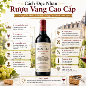 Cách Đọc Nhãn Rượu Vang Cao Cấp