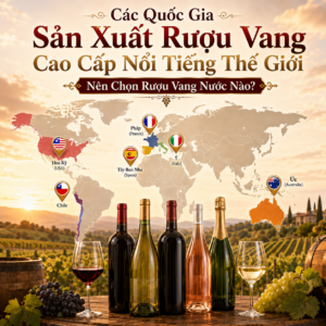 Các Quốc Gia Sản Xuất Rượu Vang Cao Cấp Nổi Tiếng Thế Giới