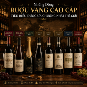 Những Dòng Rượu Vang Cao Cấp Tiêu Biểu Được Ưa Chuộng Nhất Thế Giới
