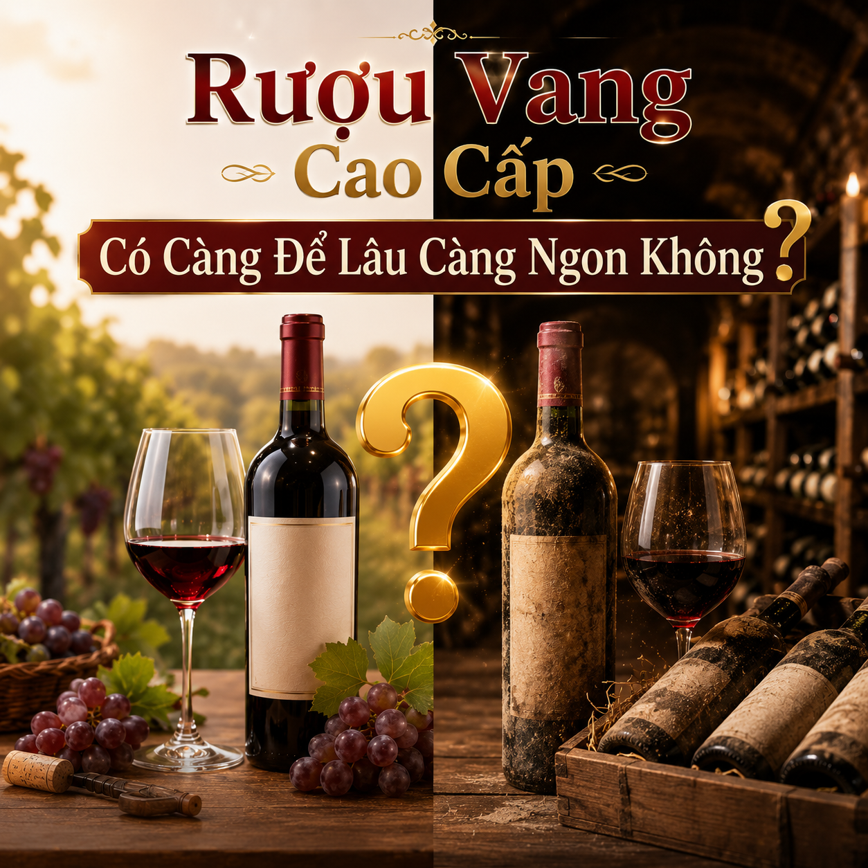 Rượu Vang Cao Cấp Có Càng Để Lâu Càng Ngon Không Hướng Dẫn Lưu Trữ Và Đầu Tư