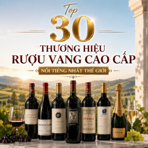 Top 30 Thương Hiệu Rượu Vang Cao Cấp Nổi Tiếng Nhất Thế Giới