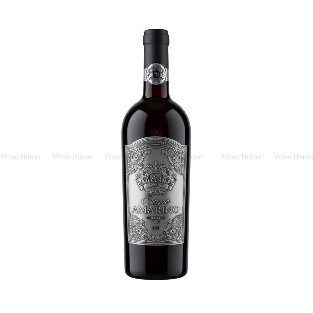 Capo Amarino Primitivo 17% – Rượu Vang Ý Đậm Đà Từ Puglia | Cantine Sgarzi Luigi | Rượu Vang Wine Home Capo Amarino Primitivo 17% – Rượu Vang Ý Đậm Đà Từ Puglia | Cantine Sgarzi Luigi