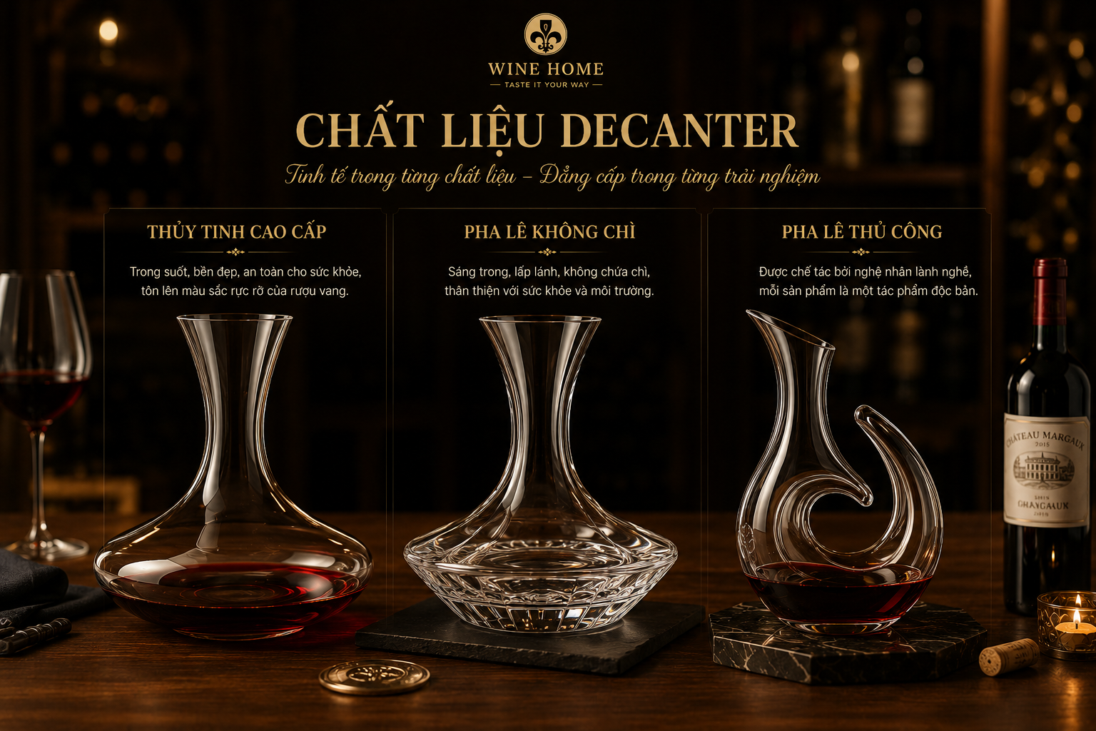 Chất liệu Decanter