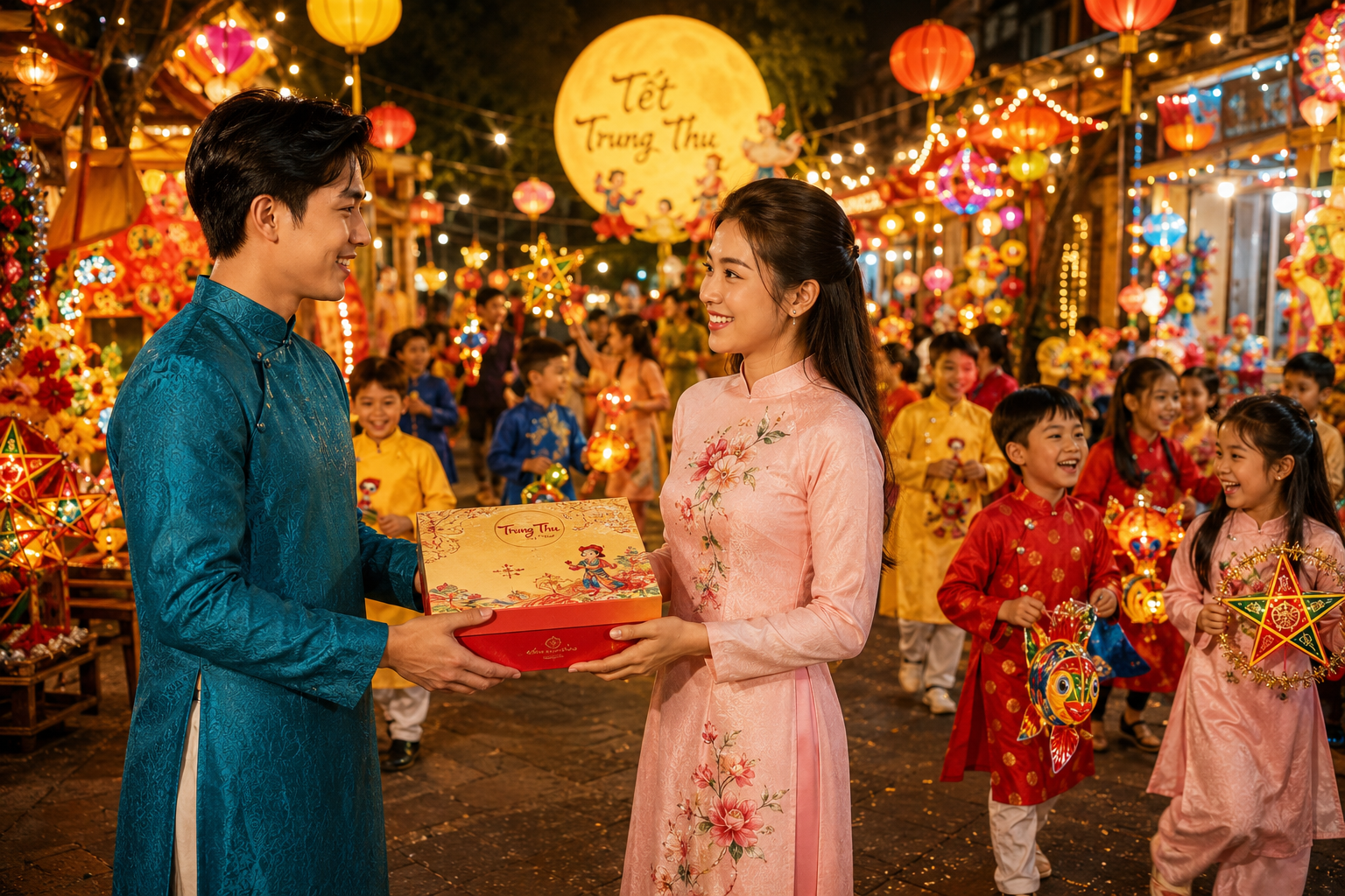 Hộp quà bánh trung thu là món quà tặng cao cấp cho dịp trung thu
