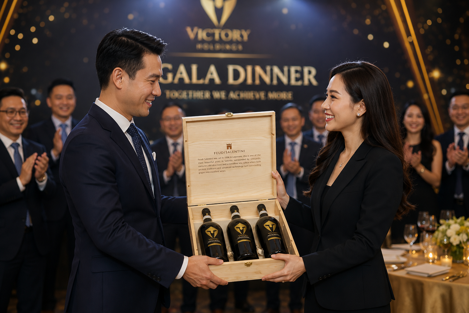Hộp quà rượu vang sử dụng làm quà tặng tại những sự kiện quan trọng