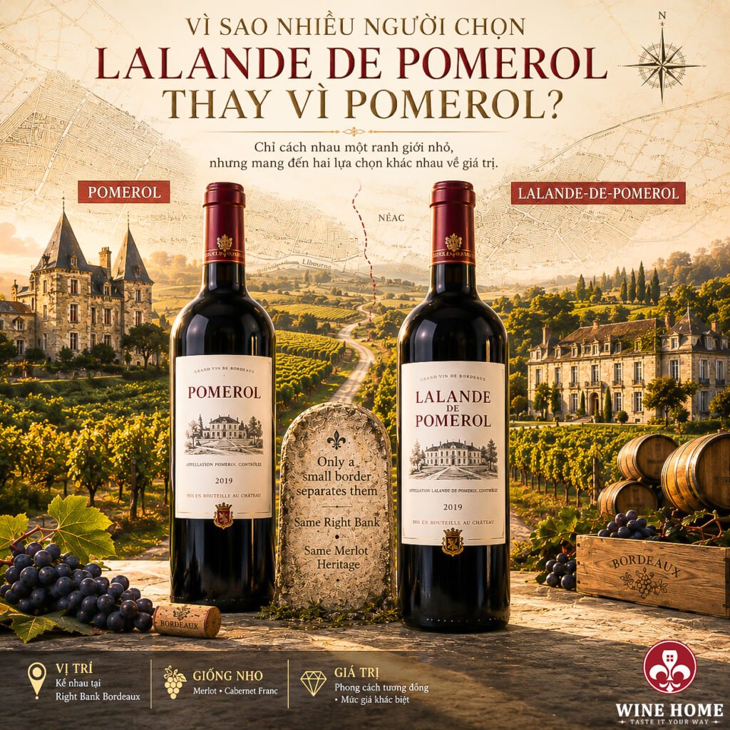 Pomerol và Lalande de Pomerol: Điểm giống, khác nhau và vì sao Lalande de Pomerol là lựa chọn đáng giá? | Rượu Vang Wine Home Pomerol và Lalande de Pomerol: Điểm giống, khác nhau và vì sao Lalande de Pomerol là lựa chọn đáng giá?