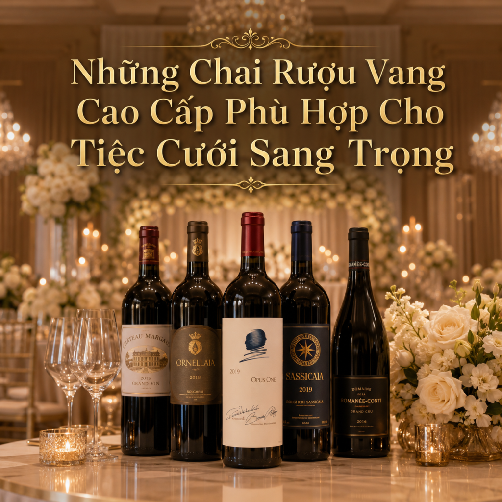 Top Rượu Vang Cao Cấp Phù Hợp Cho Tiệc Cưới Sang Trọng | Rượu Vang Wine Home Top Rượu Vang Cao Cấp Phù Hợp Cho Tiệc Cưới Sang Trọng