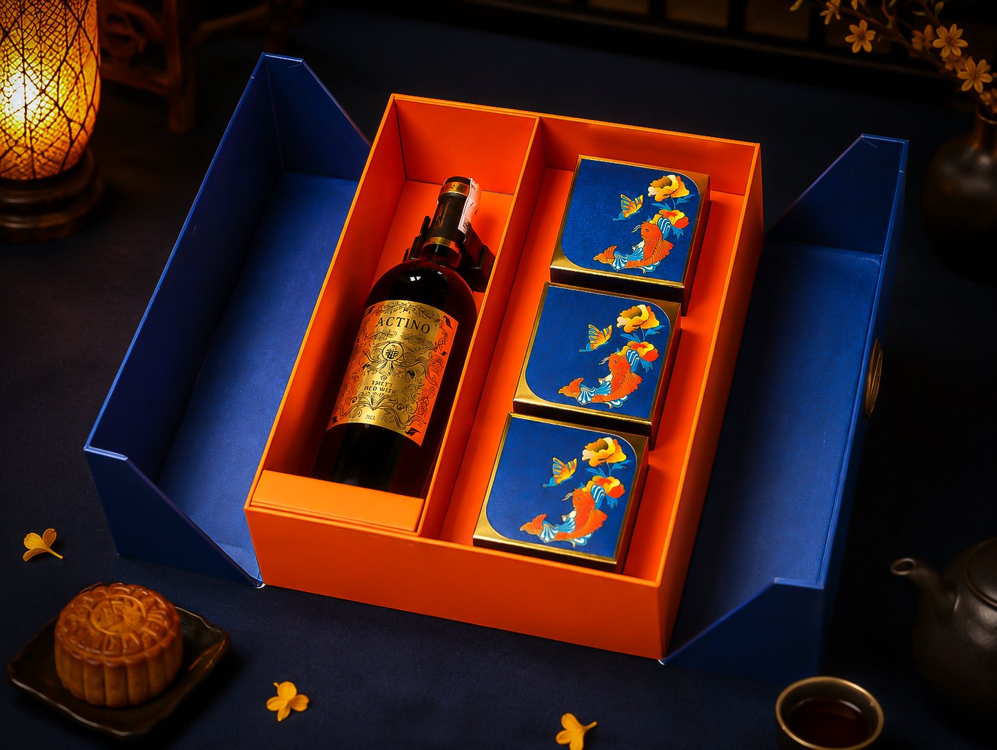 Nguyệt Môn 01 – Hộp Quà Trung Thu Cao Cấp Kèm Rượu Vang 2026 | Rượu Vang Wine Home Nguyệt Môn 01 – Hộp Quà Trung Thu Cao Cấp Kèm Rượu Vang 2026