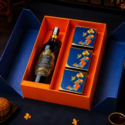 Nguyệt Môn 06 – Hộp Quà Trung Thu Cao Cấp Rượu Vang Ý & Bánh Trung Thu