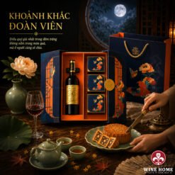 Nguyệt Môn 01 – Hộp Quà Trung Thu Cao Cấp Kèm Rượu Vang 2026 | Rượu Vang Wine Home Hộp quà tặng trung thu cao cấp 2026 - Nguyệt Môn
