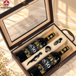 Hộp Quà Rượu Vang 2 Chai Bodegas 1850 Không Cồn | Rượu Vang Wine Home Hộp Quà Rượu Vang 2 Chai Bodegas 1850 Không Cồn