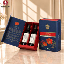 Hộp Quà Rượu Vang 2 Chai Posta Piana Salice Salentino - Cantine Paradiso