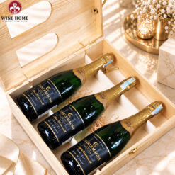 Hộp Quà Rượu Vang 3 Chai Charlemagne Demi-Sec Blanc de Blancs | Rượu Vang Wine Home Hộp Quà Rượu Vang 3 Chai Charlemagne Demi-Sec Blanc de Blancs