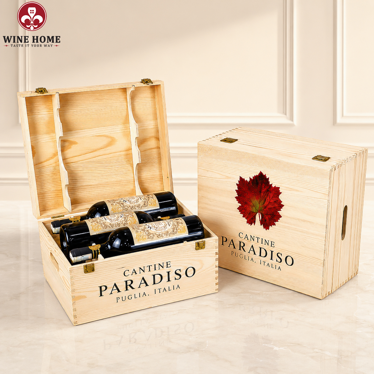 Hộp Quà Rượu Vang 6 Chai MAST Negroamaro - Cantine Paradiso | Rượu Vang Wine Home Hộp Quà Rượu Vang 6 Chai MAST Negroamaro - Cantine Paradiso