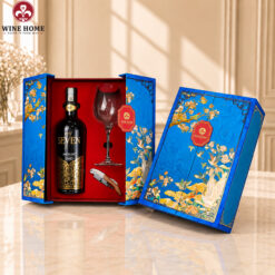 Hộp Quà Tết Rượu Vang Sắc Xuân Seven7 Merlot